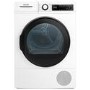Refurbished electriQ eiQTDHPFS12 Freestanding Heat Pump 12KG Tumble Dryer White