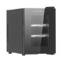 electriQ 6 Bottle Thermoelectric Wine Cooler - Compact Countertop Mini Wine Fridge