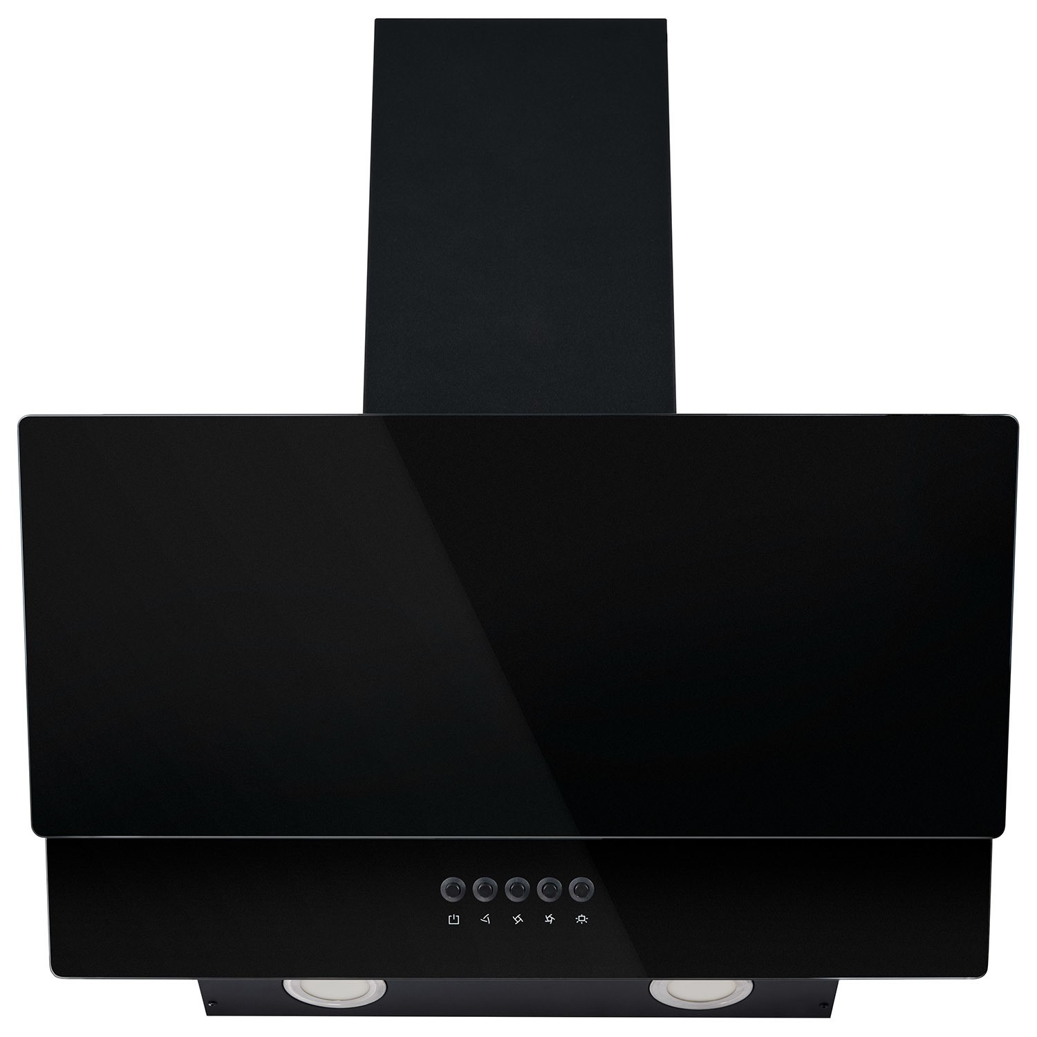 Electriq 60cm Glass Angled Chimney Cooker Hood Black Eiqtms60bl Appliances Direct Electriq 60cm Glass Angled Chimney Cooker Hood Black Eiqtms60bl Appliances Direct
