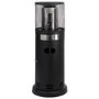 electriQ Outdoor Freestanding Bullet Gas Heater - Black