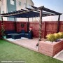 electriQ Outdoor Freestanding Bullet Gas Heater - Black