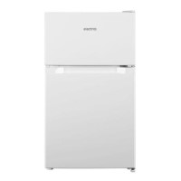 Refurbished electriQ eiQUCFFWHve Freestanding 86 Litre 70/30 Fridge Freezer White 