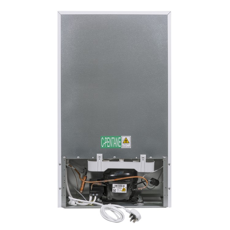 Refurbished electriQ Eiqucffwh Freestanding 86 Litre 60/40 Fridge Freezer