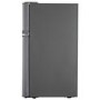 electriQ 80 Litre Under Counter Freestanding Fridge Freezer - Silver