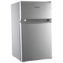 electriQ 80 Litre Under Counter Freestanding Fridge Freezer - Silver
