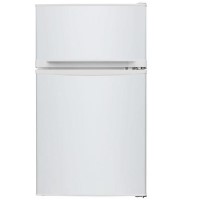 electriQ 80 Litre Under Counter Freestanding Fridge Freezer - White