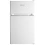 Refurbished electriQ 80 Litre Under Counter Freestanding Fridge Freezer - White