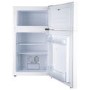 Refurbished electriQ 80 Litre Under Counter Freestanding Fridge Freezer - White