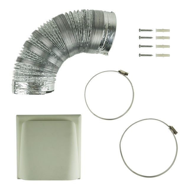 Universal 150mm Diameter Kitchen Cooker Hood 3m Ducting Kit with Cowl