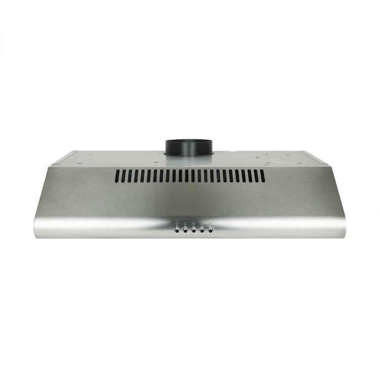 electriQ 60cm Stainless Steel Conventional Visor Cooker Hood Top Venting 