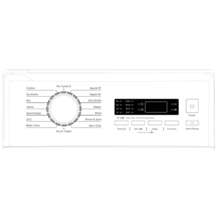 electriQ 7kg 1200rpm Top Loading Washing Machine - White