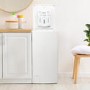 GRADE A2 - electriQ 7kg 1200rpm Top Loading Washing Machine - White
