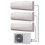 GRADE A1 - Outdoor TCL Ceiling Cassette 27000 BTU  Air Conditioner