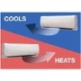 GRADE A1 - Outdoor TCL Ceiling Cassette 27000 BTU  Air Conditioner