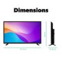 electriQ T2SMH 43 Inch LED 4K HDR Freeview Android Smart TV