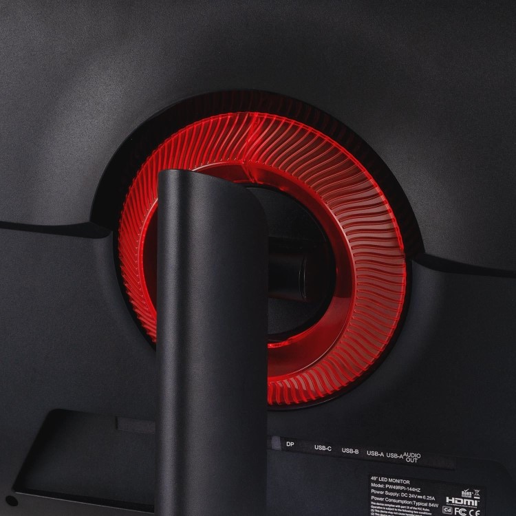 electriQ 49" DQHD IPS 5K 144Hz 1ms Super UltraWide Curved Gaming Monitor