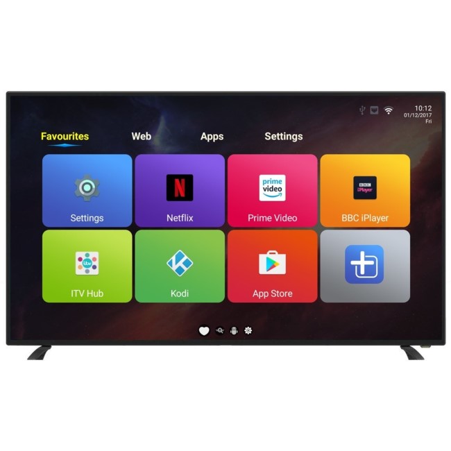 Ex Display - electriQ 49" 1080p Full HD LED Android Smart TV with Freeview HD