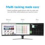 electriQ 49SUWD144FSHQ-V3 49" QLED Full HD 144Hz Super UltraWide Curved Gaming Monitor