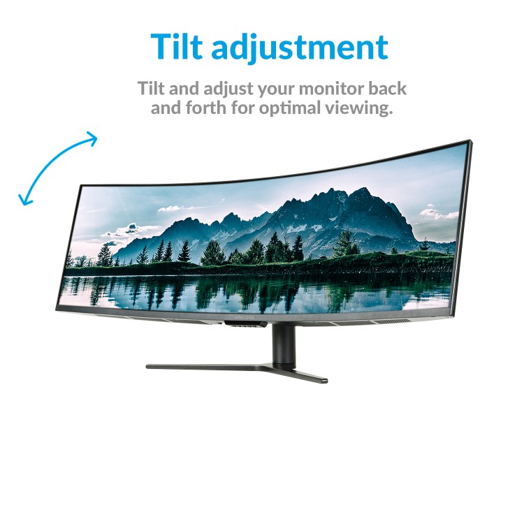 electriQ 49SUWD144FSHQ-V3 49" QLED Full HD 144Hz Super UltraWide Curved Gaming Monitor