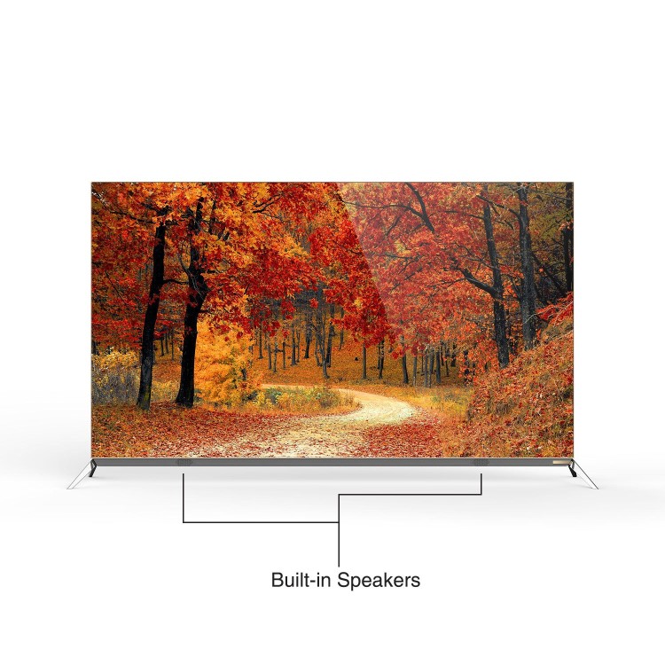 GRADE A1 - electriQ 55" 4K Ultra HD OLED Smart TV with Google Android and HDR - LG Panel