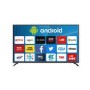 55inch QLED DTV Smart TV with leg stand normal speaker 6M60 board packed in wooden carton