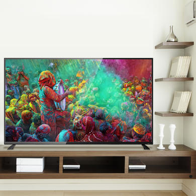 GRADE A1 - electriQ 65 Inch 4K Ultra HD LED TV with Freeview HD