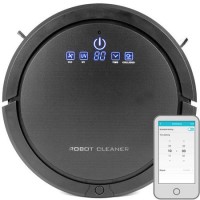 GRADE A1 - electriQ Pet Robot Vacuum Cleaner with Wet Mop & WIFI Smart App & HEPA Filter