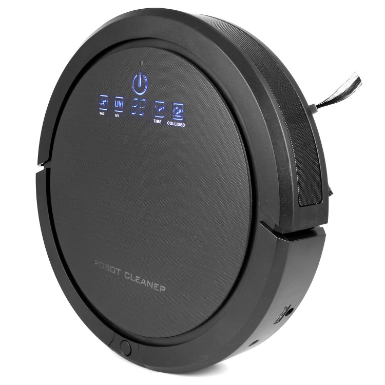 GRADE A1 - electriQ Pet Robot Vacuum Cleaner with Wet Mop & WIFI Smart App & HEPA Filter