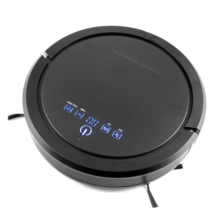 GRADE A1 - electriQ Pet Robot Vacuum Cleaner with Wet Mop & WIFI Smart App & HEPA Filter