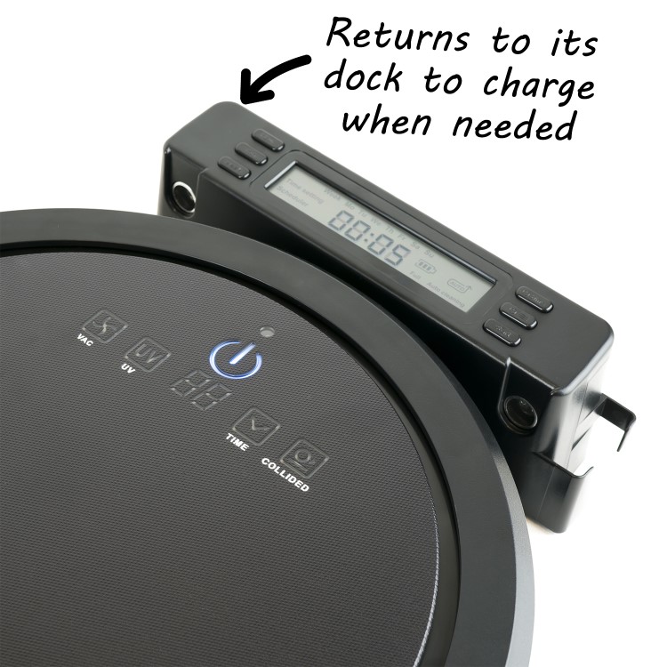 electriQ eiQ-R900M Pet Robot Vacuum Cleaner with Wet Mop & HEPA Filter