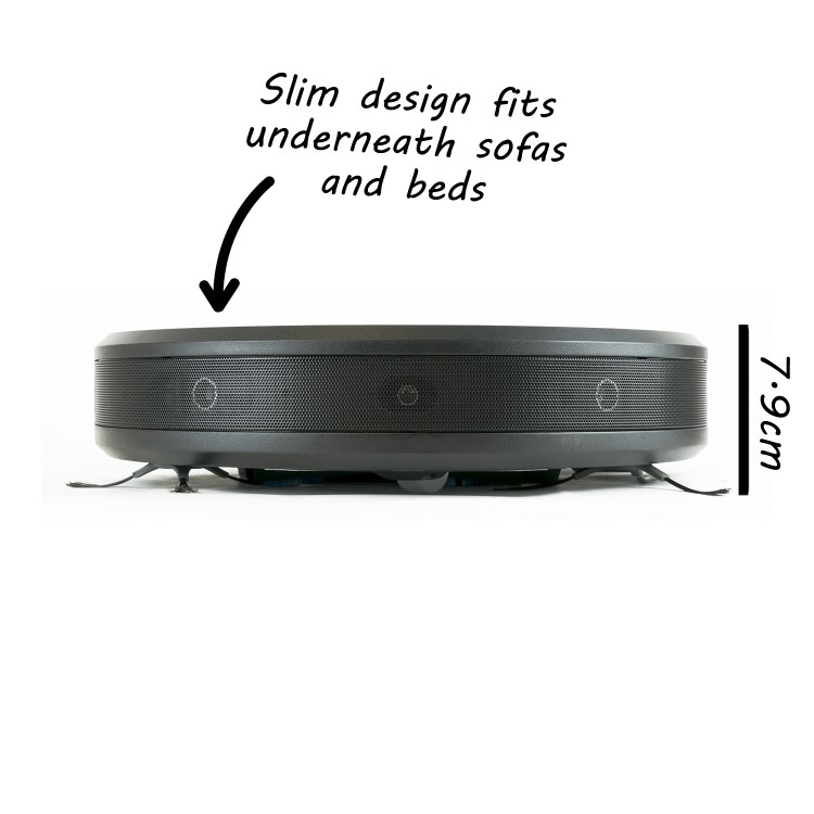 electriQ eiQ-R900M Pet Robot Vacuum Cleaner with Wet Mop & HEPA Filter
