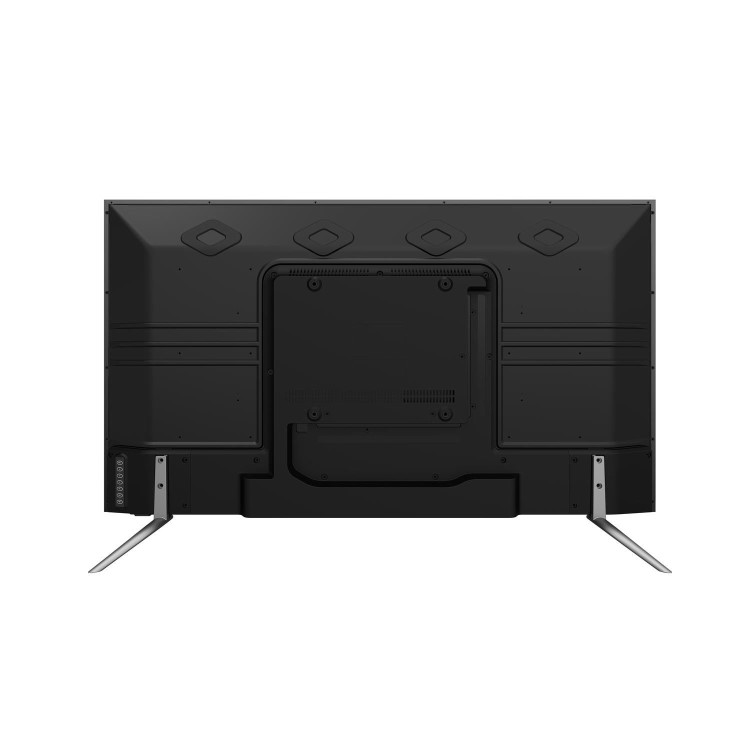 GRADE A1 - electriQ 50" 4K Ultra HD LED Android Smart TV with Freeview HD - Silver