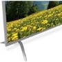GRADE A3 - electriQ 50" 4K Ultra HD LED Android Smart TV with Freeview HD - Silver