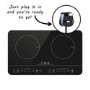 electriQ 2 Zone Portable Induction Hob