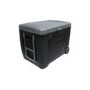electriQ 45 Litre Portable Electric Coolbox with Wheels - Black