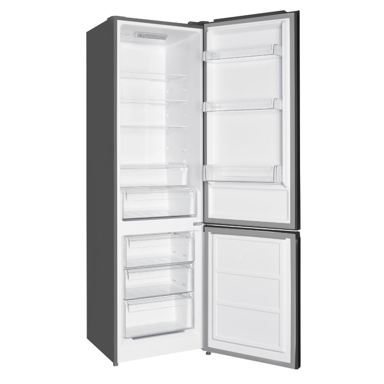 electriQ 326L 70/30 Freestanding Fridge Freezer – Stainless Steel