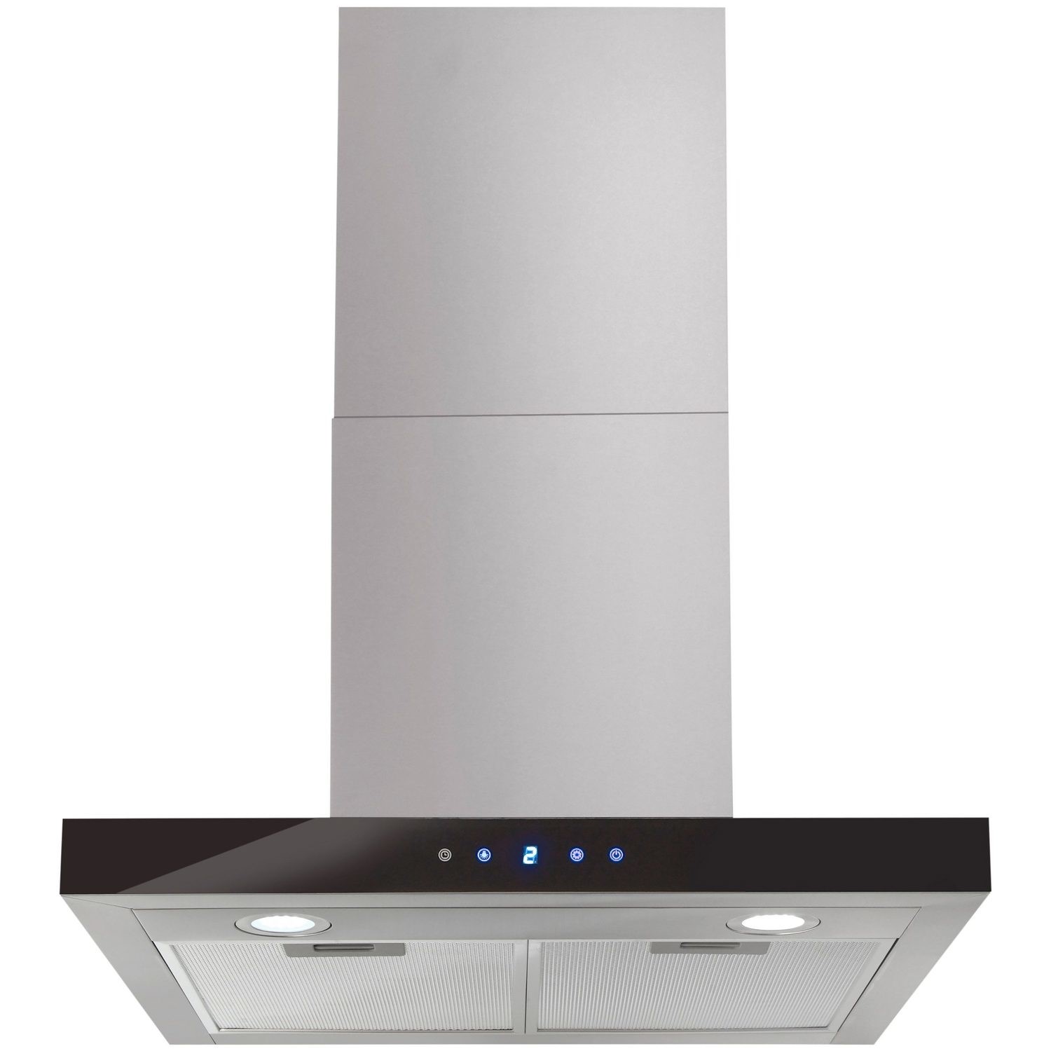 60cm Touch Control Slimline Chimney Hood Stainless Steel