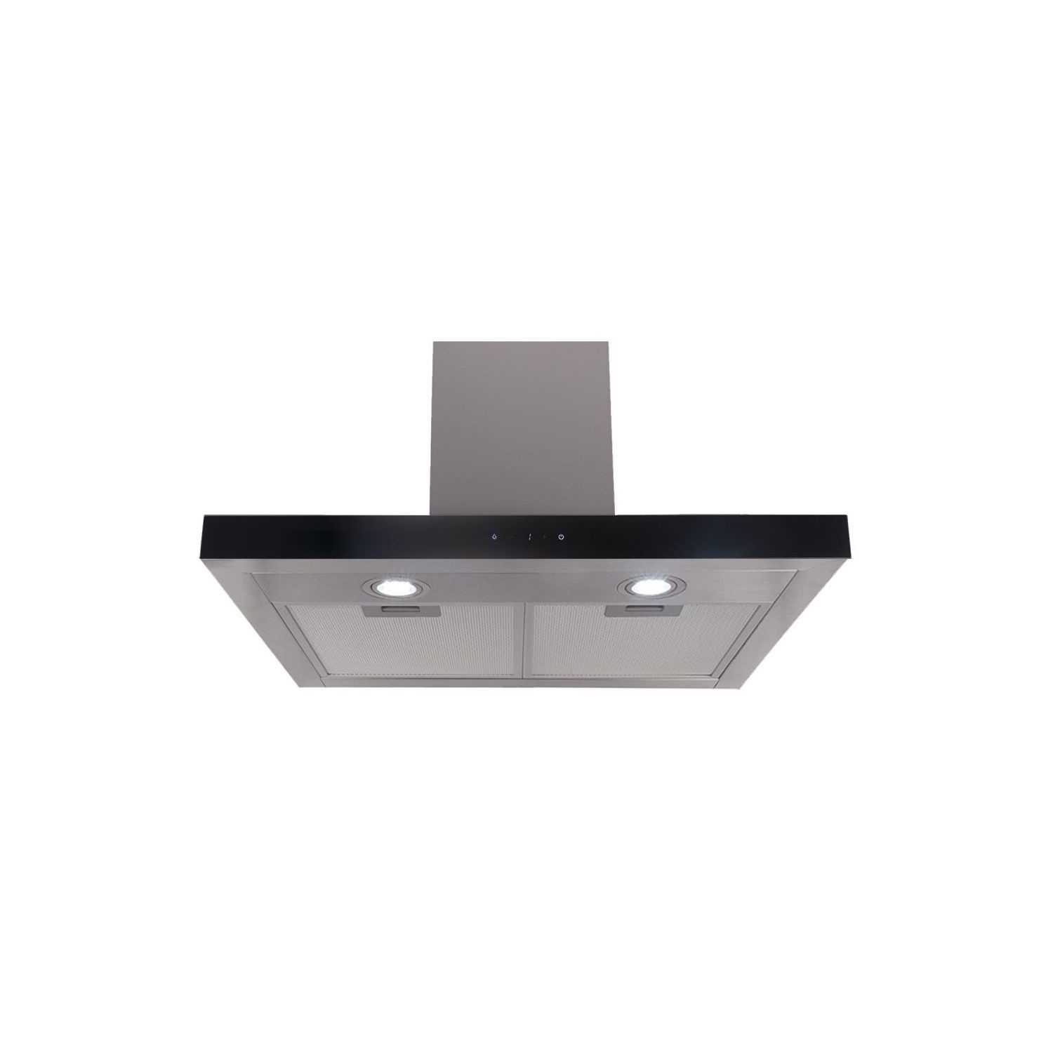 Refurbished electriQ eiq60touchslimhe Slimline 60cm Touch Control Chimney Cooker Hood Stainless Stee