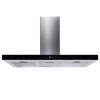 Refurbished electriQ Slimline Stainless Steel 90cm Cooker Hood with Touch Controls