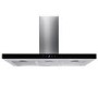 GRADE A2 - electriQ 90cm slimline cooker hood in stainless steel