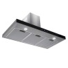 electriQ Slimline Stainless Steel 90cm Cooker Hood with Touch Controls