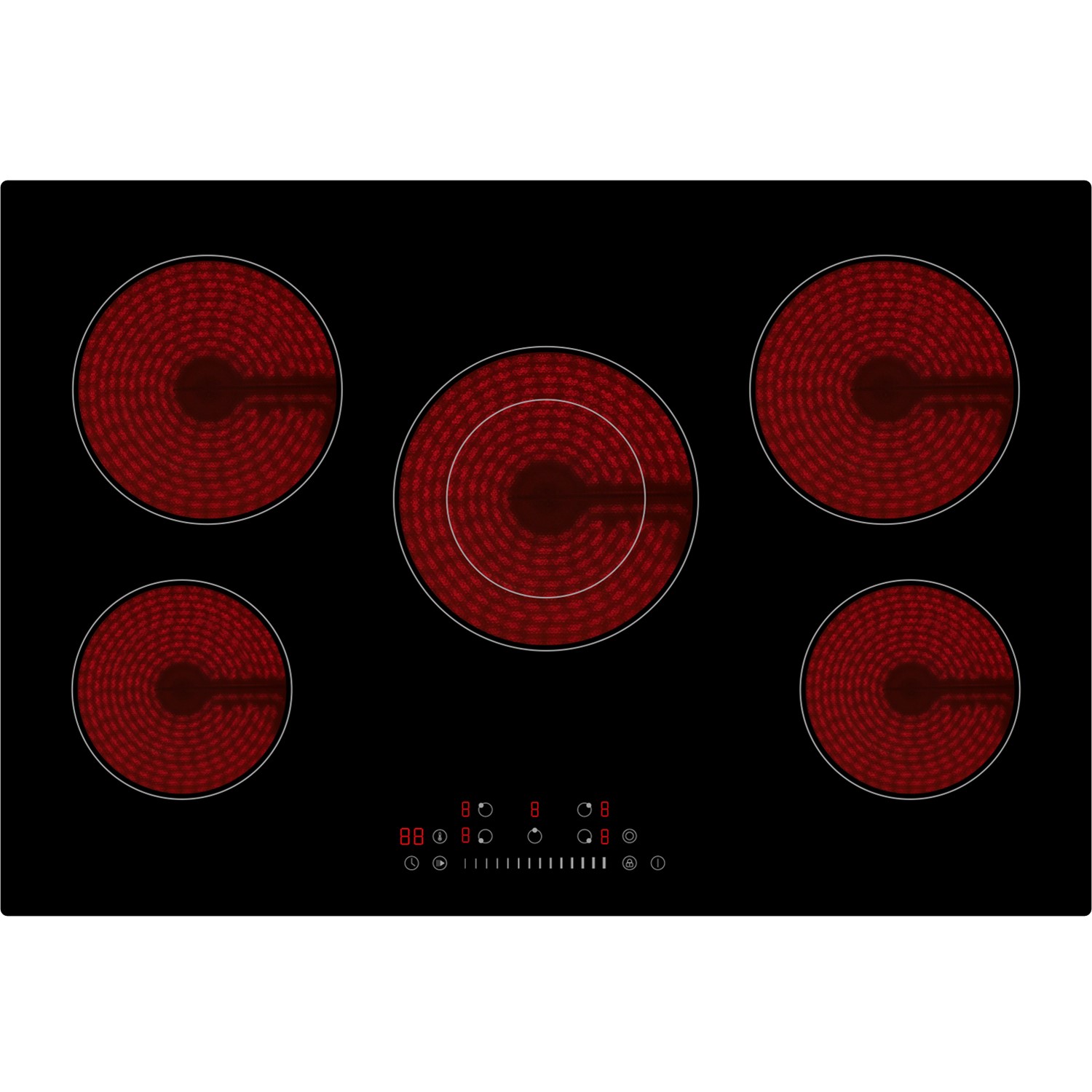 77cm 5 Zone Touch Control Ceramic Hob