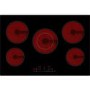 electriQ 77cm 5 Zone Touch Control Ceramic Hob