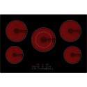 A2/eiqc77v3 Refurbished electriQ eiqc77v3 77cm 5 Zone Touch Control Ceramic Hob Black