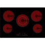 electriQ 77cm 5 Zone Touch Control Ceramic Hob