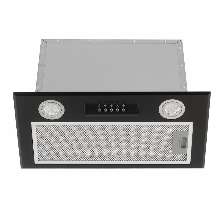 electriQ 52cm Canopy Cooker Hood - Black