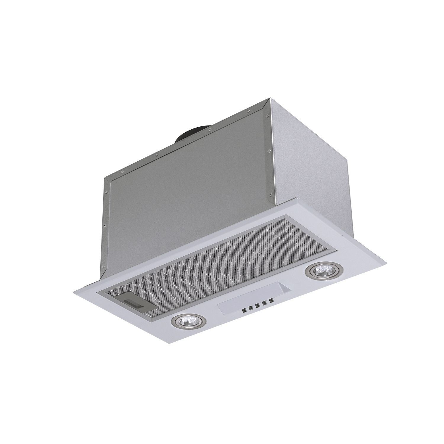 electriQ 52cm Canopy Cooker Hood White eiqcanopy52w Appliances Direct