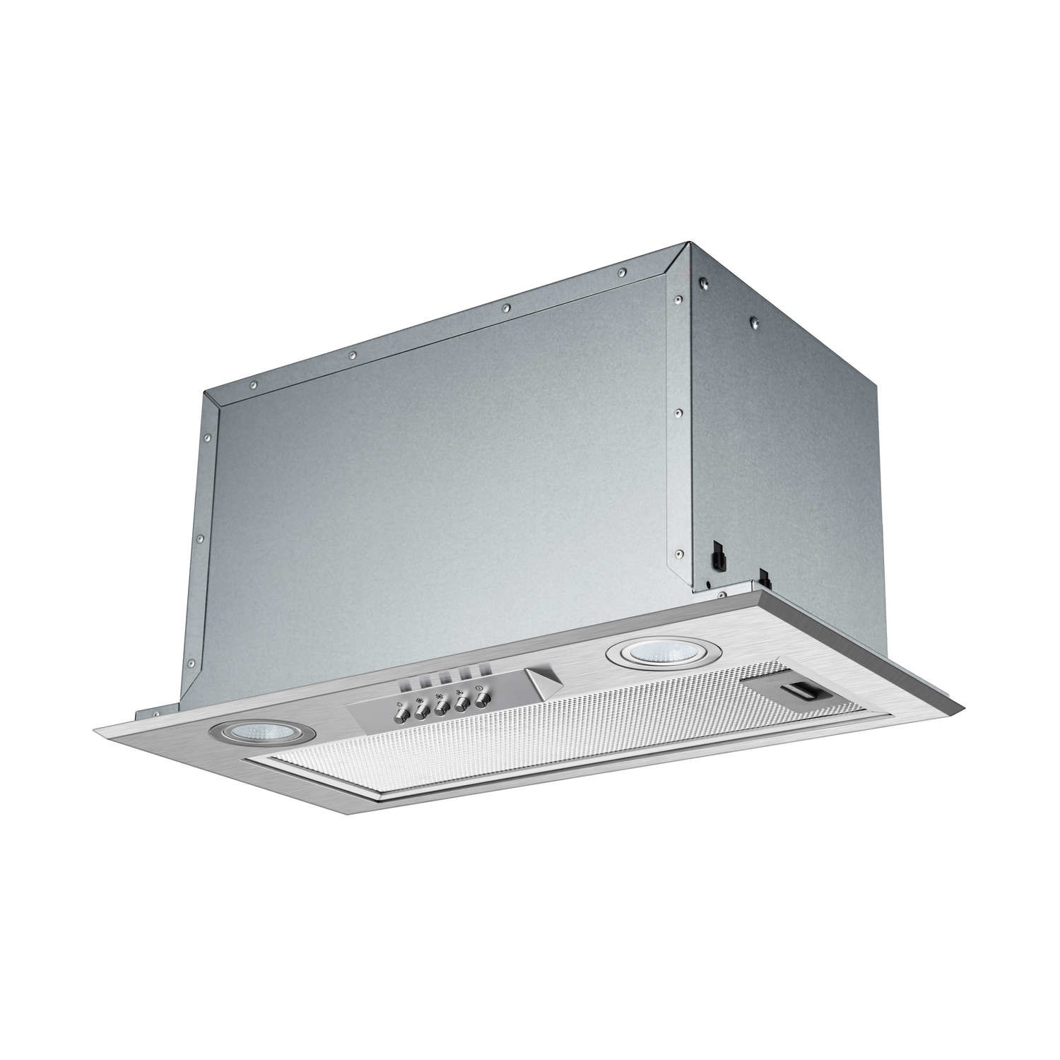 Refurbished electriQ eiqcanopy70s 70cm Canopy Cooker Hood Stainless Steel
