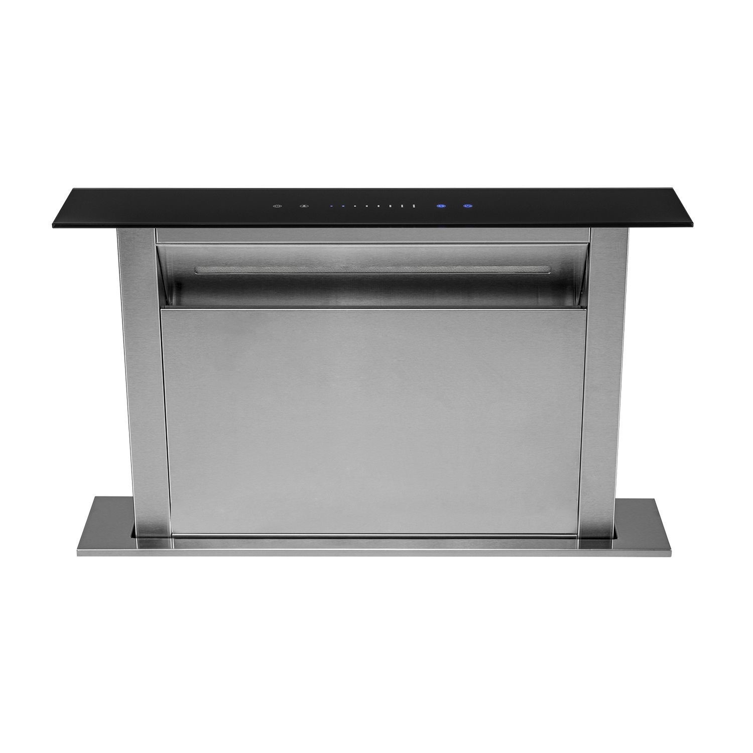 Refurbished electriQ eiqchdd60 60cm Downdraft Cooker Hood Stainless Steel