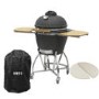 Refurbished Boss Grill The Egg XL - 22 Inch Ceramic Kamado Style Charcoal Smoker BBQ Grill